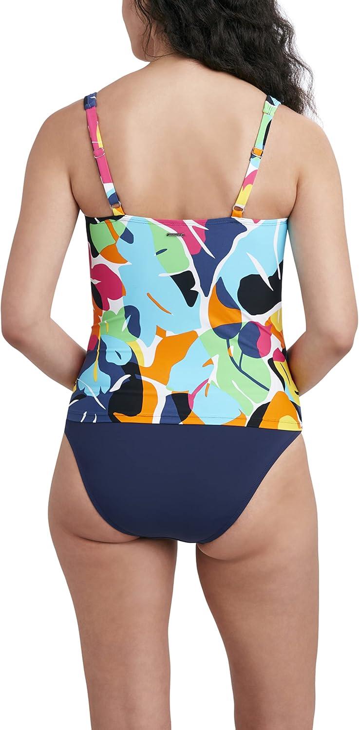 imageNautica Womens Tankini Swimsuit Top QuickDry UPF Swim Beach Pool ampamp Resort WearLime