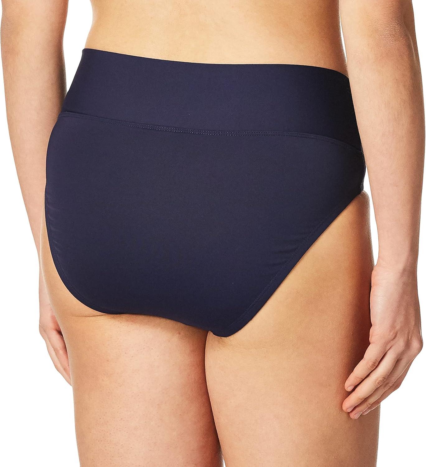 imageNautica Womens Tummy Control Bikini Bottom  Swim Brief QuickDry Fabric UPF Sun ProtectionMarine