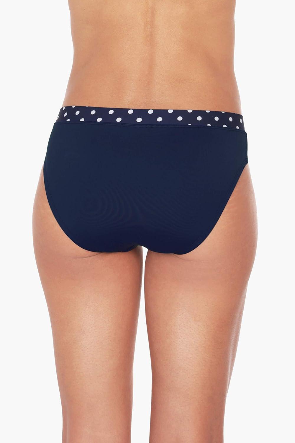 imageNautica Womens Tummy Control Bikini Bottom  Swim Brief QuickDry Fabric UPF Sun ProtectionNavy