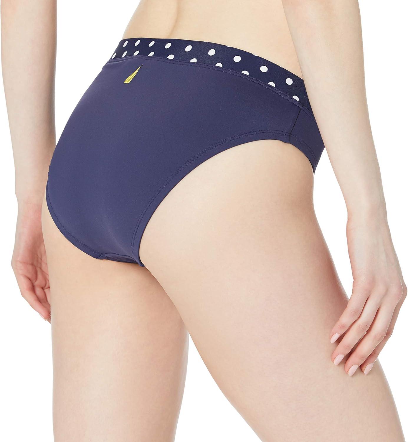 imageNautica Womens Tummy Control Bikini Bottom  Swim Brief QuickDry Fabric UPF Sun ProtectionNavy