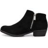 imageNautica Womens Ankle Boot with Side Zipper  Stylish Dress Boot for Women  Featuring a Low Heel Chic Design and Versatile Sizing  The Perfect Ankle Bootie for Dressy and Casual Occasions  AlaraBlack Micro