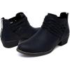 imageNautica Womens Ankle Boot with Side Zipper  Stylish Dress Boot for Women  Featuring a Low Heel Chic Design and Versatile Sizing  The Perfect Ankle Bootie for Dressy and Casual Occasions  AlaraBlackbraid