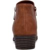 imageNautica Womens Ankle Boot with Side Zipper  Stylish Dress Boot for Women  Featuring a Low Heel Chic Design and Versatile Sizing  The Perfect Ankle Bootie for Dressy and Casual Occasions  AlaraBrown
