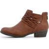 imageNautica Womens Ankle Boot with Side Zipper  Stylish Dress Boot for Women  Featuring a Low Heel Chic Design and Versatile Sizing  The Perfect Ankle Bootie for Dressy and Casual Occasions  AlaraCognacbraid