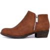 imageNautica Womens Ankle Boot with Side Zipper  Stylish Dress Boot for Women  Featuring a Low Heel Chic Design and Versatile Sizing  The Perfect Ankle Bootie for Dressy and Casual Occasions  AlaraBrown