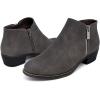 imageNautica Womens Ankle Boot with Side Zipper  Stylish Dress Boot for Women  Featuring a Low Heel Chic Design and Versatile Sizing  The Perfect Ankle Bootie for Dressy and Casual Occasions  AlaraGrey
