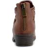 imageNautica Womens Ankle Boot with Side Zipper  Stylish Dress Boot for Women  Featuring a Low Heel Chic Design and Versatile Sizing  The Perfect Ankle Bootie for Dressy and Casual Occasions  AlaraCognacbraid