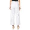 imageNautica Womens Button Pocket Wide Leg Sailor Jeans PantsBright White