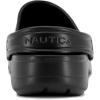 imageNautica Womens Clogs  Athletic Sports Sandal  Water Shoes SlipOn with Adjustable Back Strap  Beach Sports Shoe  River EdgeBlack Closed