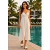 imageNautica Womens Espadrille Wedges for Women Platform Sandals  SlipOn Knot Bow Summer Shoes with Woven Rope HeelWhite