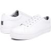 imageNautica Womens LaceUp Fashion Sneakers  LowTop Casual Walking ampamp Tennis Shoes with Platform or Regular HeelAelisa X White