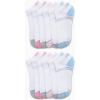 imageNautica Womens Low Cut Socks  12 Pack Cushioned Moisture Wicking Athletic No Show Socks for Women for Sports Running 410WhitePink