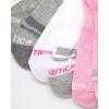 imageNautica Womens Low Cut Socks  6 Pack Breathable Cushioned Athletic Performance No Show Socks for Women Sizes 410PinkWhiteGrey
