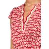 imageNautica Womens Mini Length Short Sleeve Foulard Print Popover DressSamba Multi