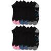 imageNautica Womens No Show Socks  12 Pack Cushioned Moisture Wicking Low Cut Womens Ankle Sock  Breathable Athletic Women SocksBlack Multi