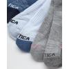 imageNautica Womens No Show Socks  6 Pack Breathable Cushioned Athletic Performance Low Cut Socks for Women Sizes 410GreyBlue