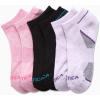 imageNautica Womens No Show Socks  6 Pack Breathable Cushioned Athletic Performance Low Cut Socks for Women Sizes 410Orchid Heather