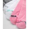 imageNautica Womens No Show Socks  6 Pack Breathable Cushioned Athletic Performance Low Cut Socks for Women Sizes 410Pink Heather Asst