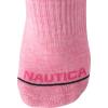 imageNautica Womens No Show Socks  6 Pack Breathable Cushioned Athletic Performance Low Cut Socks for Women Sizes 410Pink Heather Asst