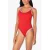 imageNautica Womens OnePiece Swimsuit  Slimming Tummy Control Bathing Suit QuickDry Fabric Bikini SwimsuitCherry Red