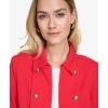 imageNautica Womens Open Front Knit Captains JacketRegatta Red