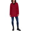 imageNautica Womens Peacoat Wool Blend Double Breasted Winter CoatDeep Red