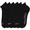 imageNautica Womens Quarter Socks  6 Pack Breathable Cushioned Athletic Performance Ankle Socks for Women Sizes 410Black Logo