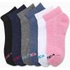 imageNautica Womens Quarter Socks  6 Pack Breathable Cushioned Athletic Performance Ankle Socks for Women Sizes 410Blue Assorted