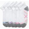 imageNautica Womens Quarter Socks  6 Pack Breathable Cushioned Athletic Performance Ankle Socks for Women Sizes 410Classic White