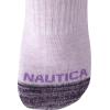 imageNautica Womens Quarter Socks  6 Pack Breathable Cushioned Athletic Performance Ankle Socks for Women Sizes 410Denim Assorted