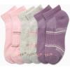 imageNautica Womens Quarter Socks  6 Pack Breathable Cushioned Athletic Performance Ankle Socks for Women Sizes 410Mauve