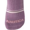 imageNautica Womens Quarter Socks  6 Pack Breathable Cushioned Athletic Performance Ankle Socks for Women Sizes 410Mauve