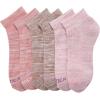 imageNautica Womens Quarter Socks  6 Pack Breathable Cushioned Athletic Performance Ankle Socks for Women Sizes 410Mauve Assorted