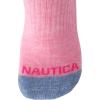 imageNautica Womens Quarter Socks  6 Pack Breathable Cushioned Athletic Performance Ankle Socks for Women Sizes 410PinkWhitePurple