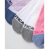 imageNautica Womens Quarter Socks  6 Pack Breathable Cushioned Athletic Performance Ankle Socks for Women Sizes 410PinkWhitePurple