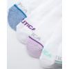 imageNautica Womens Quarter Socks  6 Pack Breathable Cushioned Athletic Performance Ankle Socks for Women Sizes 410White Multi