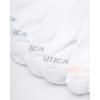 imageNautica Womens Quarter Socks  6 Pack Cushioned Moisture Wicking Athletic Socks for Women for Gym Running Sports 410All White