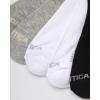 imageNautica Womens Quarter Socks  6 Pack Cushioned Moisture Wicking Athletic Socks for Women for Gym Running Sports 410GreyWhiteBlack
