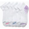 imageNautica Womens Quarter Socks  6 Pack Cushioned Moisture Wicking Breathable Womens Crew Socks for Running and WorkoutsClassic White