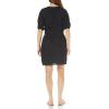 imageNautica Womens Short Sleeve Mini Linen Blend DressNight Sky