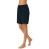 imageNautica Womens Sleep Bermuda Shorts  Lightweight Breathable Pajama Bottoms  Cotton Knit Jersey Sleepwear and LoungewearBlack