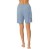 imageNautica Womens Sleep Bermuda Shorts  Lightweight Breathable Pajama Bottoms  Cotton Knit Jersey Sleepwear and LoungewearHeather Blue