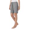 imageNautica Womens Sleep Bermuda Shorts  Lightweight Breathable Pajama Bottoms  Cotton Knit Jersey Sleepwear and LoungewearHeather Grey