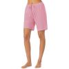 imageNautica Womens Sleep Bermuda Shorts  Lightweight Breathable Pajama Bottoms  Cotton Knit Jersey Sleepwear and LoungewearHeather Pink