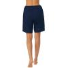 imageNautica Womens Sleep Bermuda Shorts  Lightweight Breathable Pajama Bottoms  Cotton Knit Jersey Sleepwear and LoungewearNavy