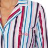 imageNautica Womens Sleepwear Long Sleeve Button Down Shirt and Pant 2Piece Pajama SetMulticolored