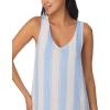 imageNautica Womens Sleeveless Nightgown Summer Lightweight Tank Sleep Dress with Ruffle Hem Lounge and SleepwearBlue Stripe