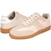 imageNautica Womens Sneakers  Casual LaceUp Low Top Tennis Shoes with Vegan Leather and Suede Design Classic Gum Sole Comfort TrainersCreamkeota