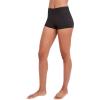 imageNautica Womens Standard MidRise Flattering Wide Waistband Boy Leg Bikini Bottom SwimsuitBlack
