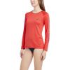 imageNautica Womens Standard Rashguard  QuickDry UPF Protection Swim Shirt Pool Beach Hiking Yoga VolleyballCherry
